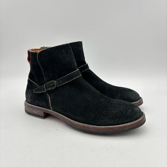 MOMA Italian Suede Leather Ankle Zip Boots Men\'s 44.5 US 11.5 main image 5